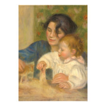 Gabrielle Renard et fils nourrisson, Jean par Reno Cartons D'invitation