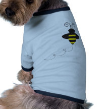 Gaffez l'abeille tee-shirts pour toutous
