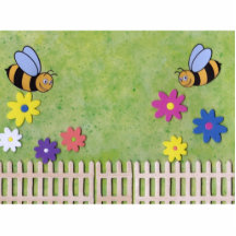 Gaffez l'image debout d'abeille découpages en acrylique