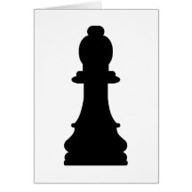 Gage d'échecs cartes de vœux