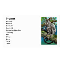 Galago Modèle De Carte De Visite