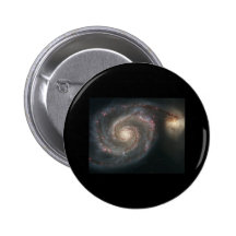 Galaxie de tourbillon (M51) Badge Avec Épingle