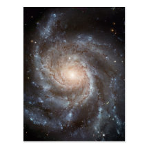 Galaxie en spirale cartes postales