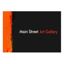 Galerie d'art abstrait modèles de cartes de visite