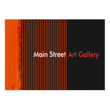 Galerie d'art abstrait modèles de cartes de visite
