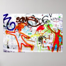 Galerie de côté est, mur de Berlin, Graffiti (2) Posters