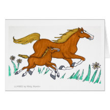 Gambades de printemps cartes de vœux