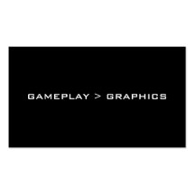 Gameplay > graphiques. Blanc noir Modèle De Carte De Visite