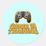 Gamer dans Trainiing - contrôleur Adhésifs Ronds