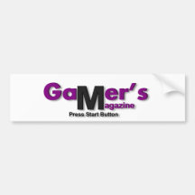 Gamer's Magazine Online Adhésif Pour Voiture