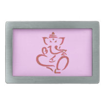 Ganesh Boucle De Ceinture Rectangulaire