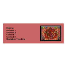 Ganesha2 3" maigre" carte de visite x1