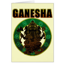 Ganesha5 グリーティングカード