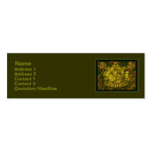 Ganesha8 3" maigre" carte de visite x1