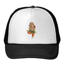 Ganesha dans une pose de yoga casquette de camionneur