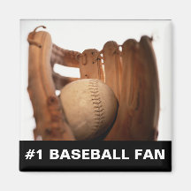 Gant et boule de base-ball magnets