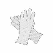 Gants de dames polos brodés