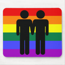 Garçon + Arc-en-ciel Mousepad de garçon Tapis De Souris