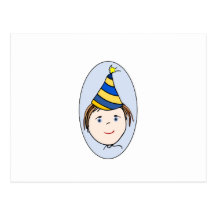 Garçon d'anniversaire carte postale