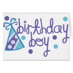 Garçon d'anniversaire cartes de vœux