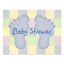 Garçon de baby shower cartons d'invitation