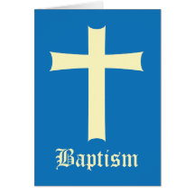 Garçon de baptême cartes de vœux