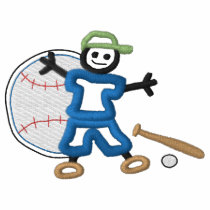 Garçon de base-ball polos brodés