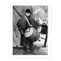 Garçon de batteur carte postale
