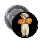 Garçon de citrouille badges avec agrafe