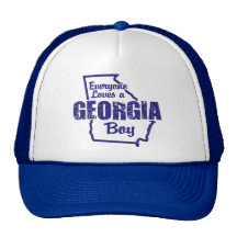 Garçon de la Géorgie Casquettes De Camionneur