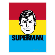 Garçon de rayure - Superman Cartes Postales