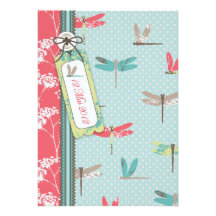 Garçon de rêves de libellule Card_Magali B Invitation Personnalisable