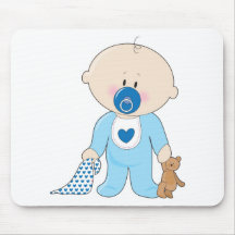Garçon de Soother de bébé Tapis De Souris