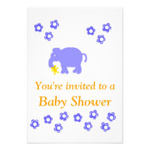 Garçon d'invitation de baby shower