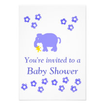 Garçon d'invitation de baby shower