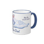 Garçon d'ours de parapluie pour le nouveau papa -  tasse