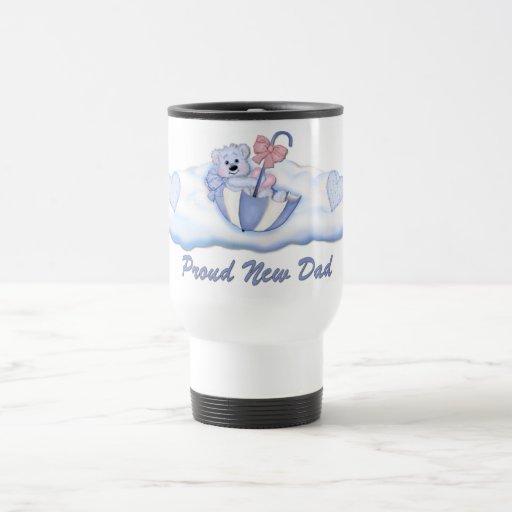 Garçon d'ours de parapluie sur le pois pour le nou mug