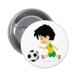 Garçon du football badge