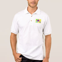 Garçon gai jaune-clair t-shirts