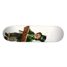Garçon irlandais chanteur skateboard customisable