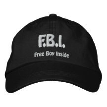 Garçon libre à l'intérieur casquette brodée