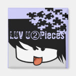 Garçon ultra mignon d'Anime Aimants