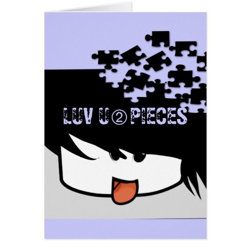 Garçon ultra mignon d'Anime Cartes De Vœux