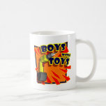 GARÇONS AVEC DES JOUETS TASSES À CAFÉ