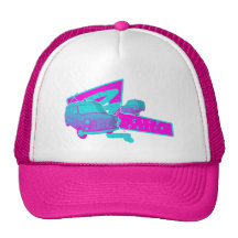 Garçons dans le bleu - rétro police Van 1988 Casquettes De Camionneur