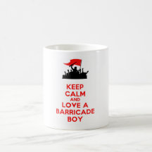 GARÇONS DE BARRICADE DE LES MISERABLES MUGS À CAFÉ