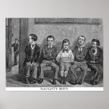 Garçons vilains affiche