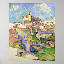 Gardanne (Aix-en-Provence) Paul Cézanne Affiche