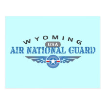 Garde nationale d'air du Wyoming Carte Postale