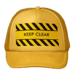 Gardez clairement casquettes
